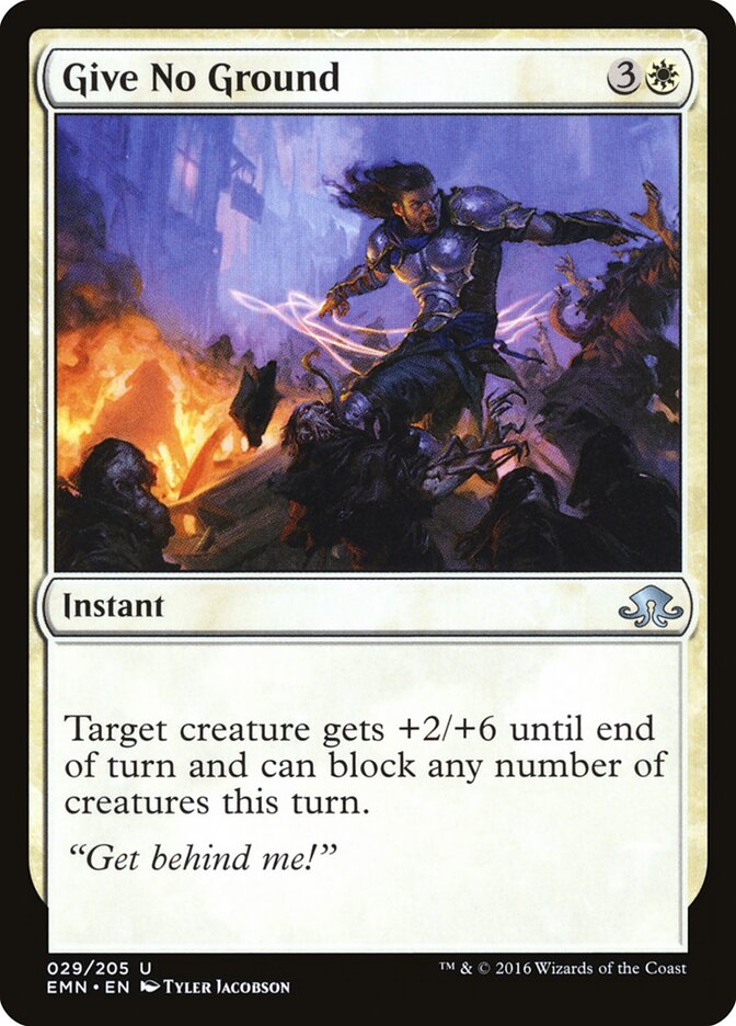 Não Ceder Terreno / Give No Ground - Magic: The Gathering - MoxLand