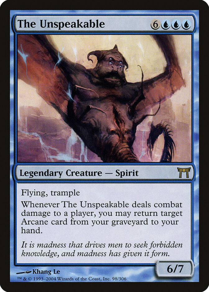 O Impronunciável / The Unspeakable