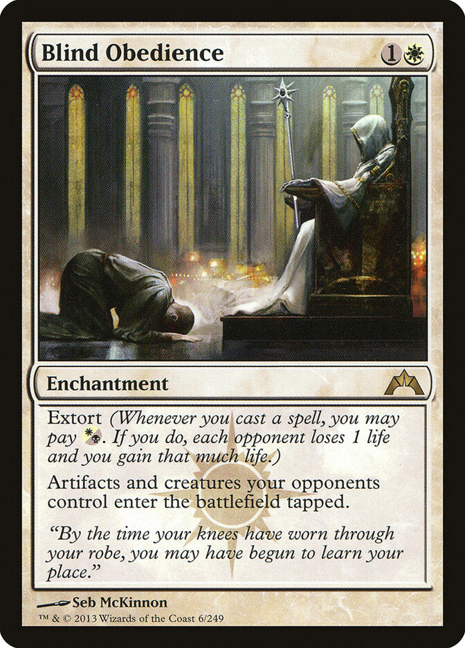 Obediência Cega / Blind Obedience - Magic: The Gathering - MoxLand