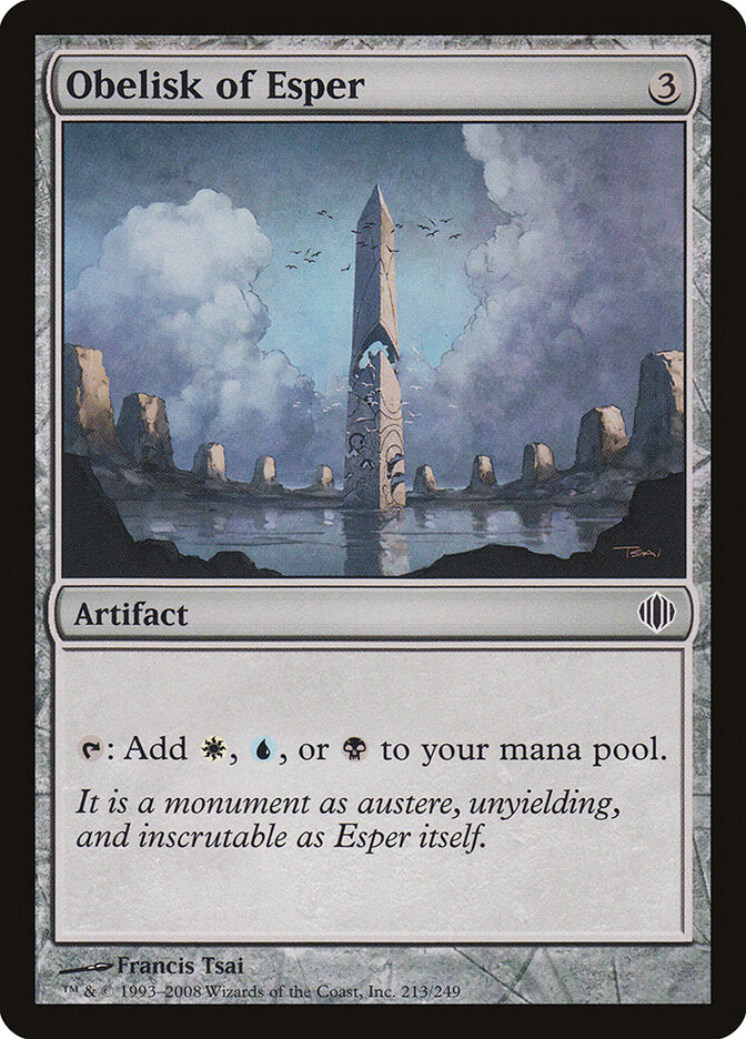 Obelisco de Esper / Obelisk of Esper - Magic: The Gathering - MoxLand