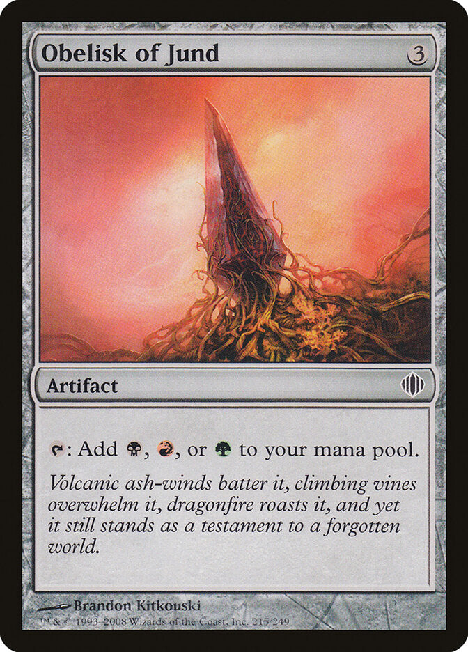 Obelisco de Jund / Obelisk of Jund - Magic: The Gathering - MoxLand