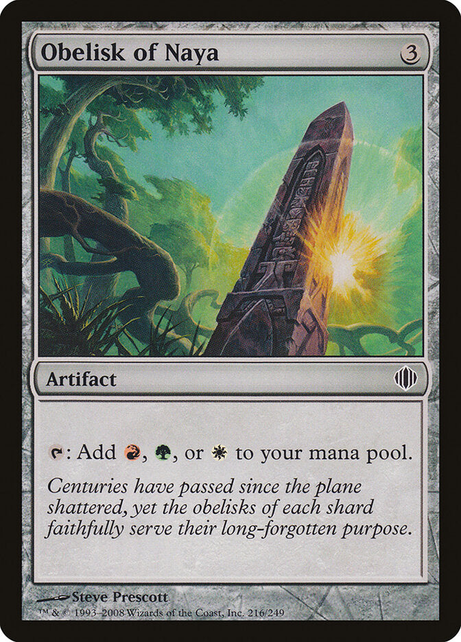 Obelisco de Naya / Obelisk of Naya - Magic: The Gathering - MoxLand