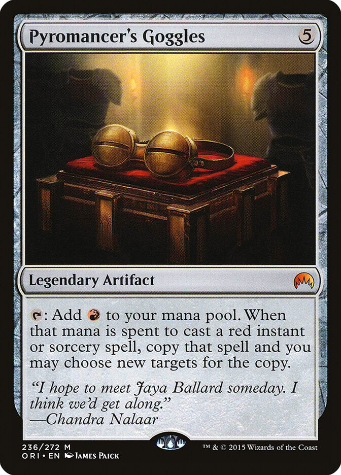 Óculos da Piromante / Pyromancer's Goggles - Magic: The Gathering - MoxLand