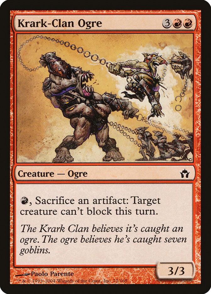 Ogre do Clã-de-Krark / Krark-Clan Ogre - Magic: The Gathering - MoxLand