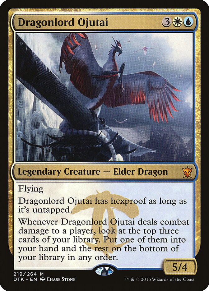 Ojutai. Soberano Dragão / Dragonlord Ojutai - Magic: The Gathering - MoxLand
