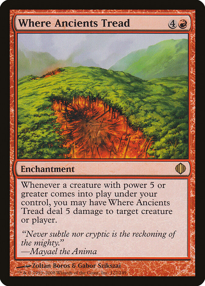 Onde Marcham os Anciãos / Where Ancients Tread - Magic: The Gathering - MoxLand