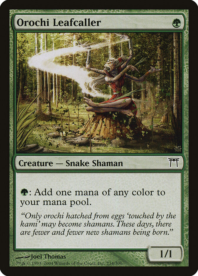 Orochi Chama-Folhas / Orochi Leafcaller - Magic: The Gathering - MoxLand