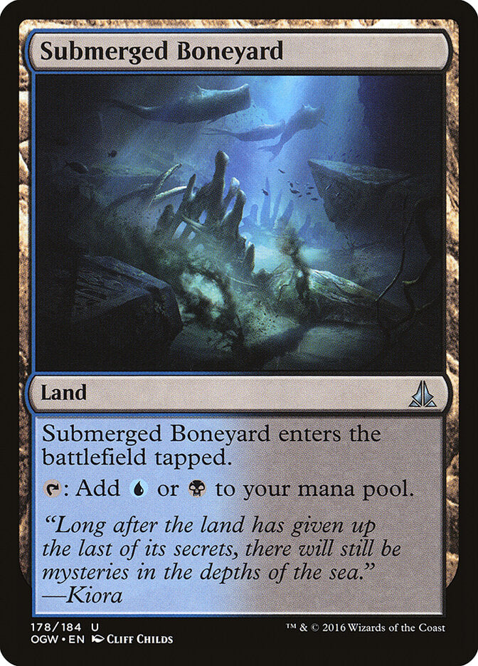 Ossário Submerso / Submerged Boneyard - Magic: The Gathering - MoxLand
