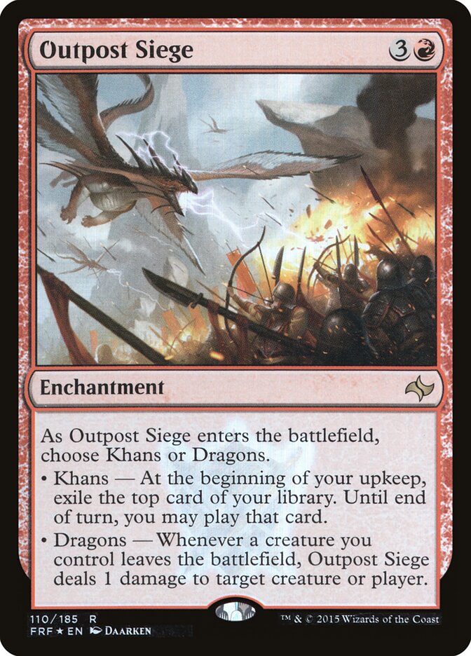 Cerco ao Posto Avançado / Outpost Siege - Magic: The Gathering - MoxLand