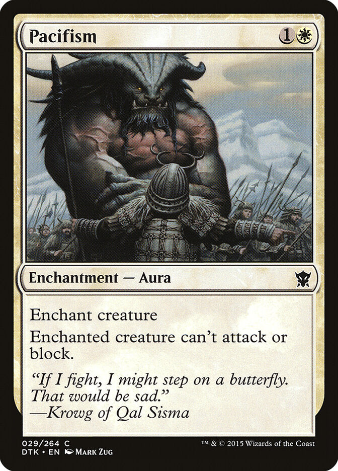 Pacifismo / Pacifism - Magic: The Gathering - MoxLand