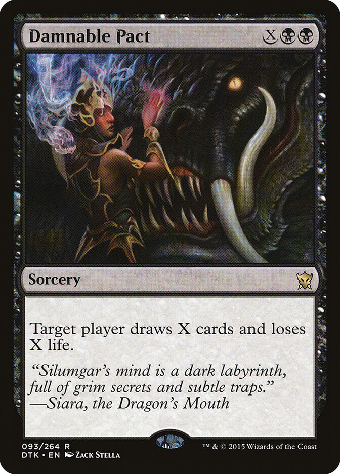 Pacto Condenável / Damnable Pact - Magic: The Gathering - MoxLand
