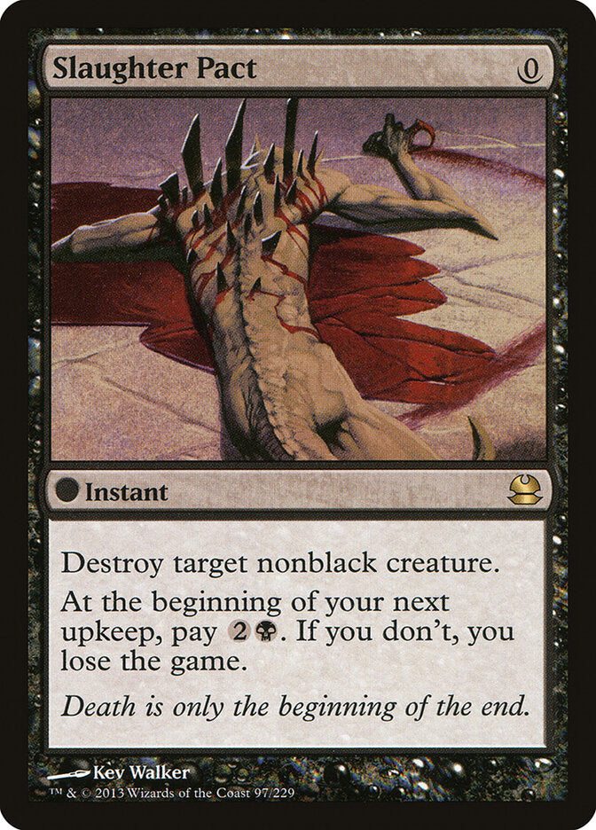 Pacto de Massacre / Slaughter Pact - Magic: The Gathering - MoxLand