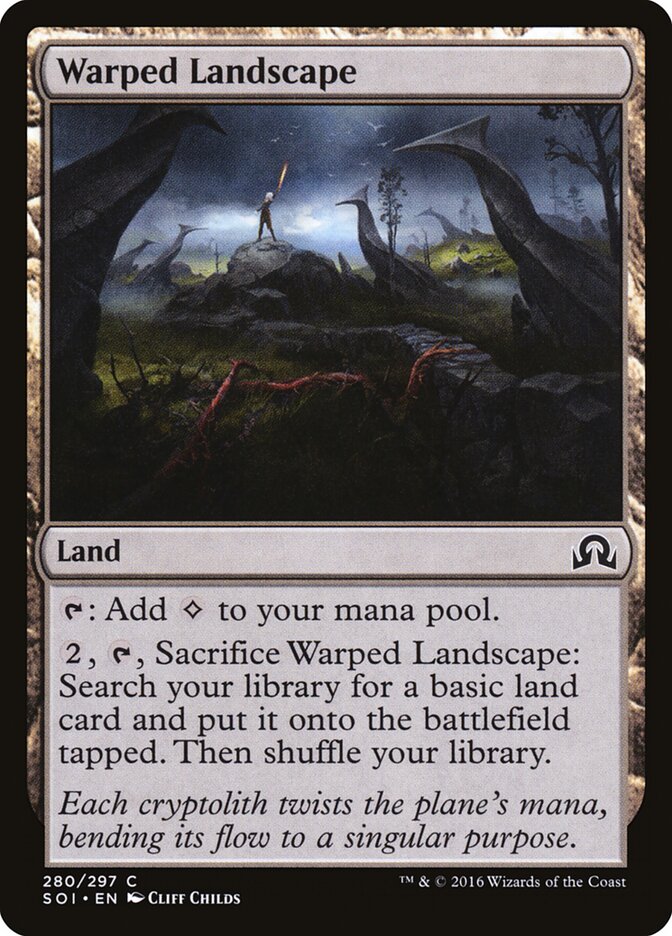 Paisagem Distorcida / Warped Landscape - Magic: The Gathering - MoxLand