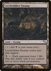 Pântano das Sanguessugas / Leechridden Swamp - Magic: The Gathering - MoxLand