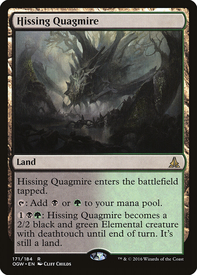 Pântano Sibilante / Hissing Quagmire - Magic: The Gathering - MoxLand