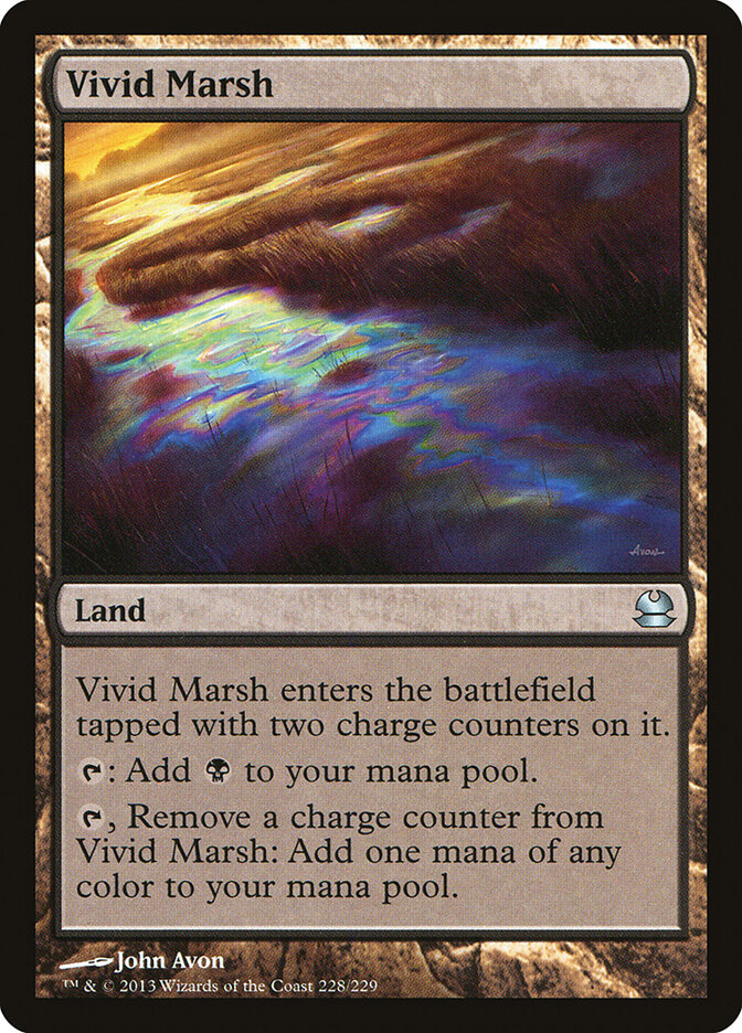 Pântano Vívido / Vivid Marsh - Magic: The Gathering - MoxLand