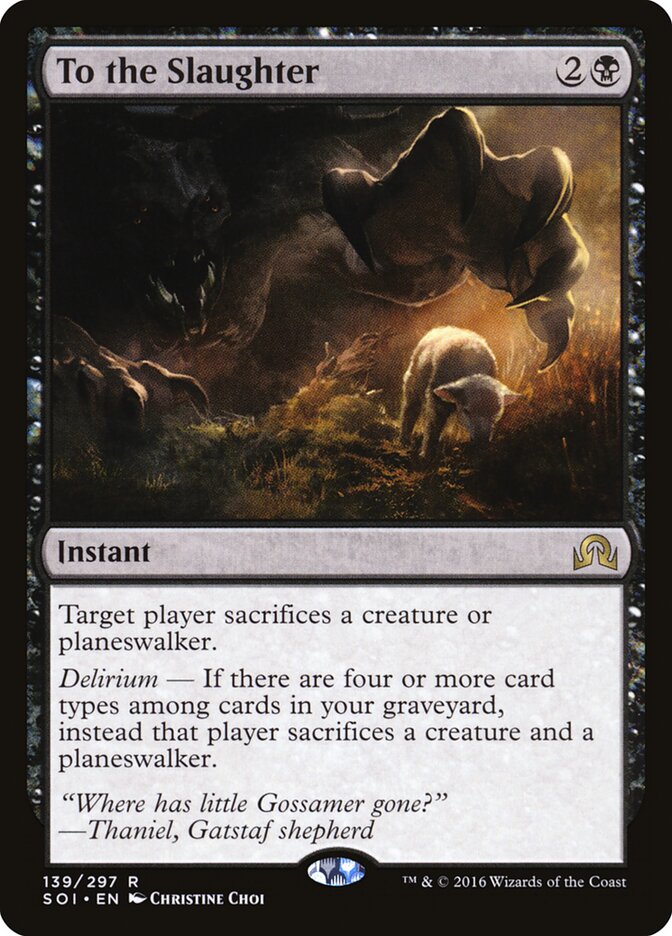 Para o Abate / To the Slaughter - Magic: The Gathering - MoxLand