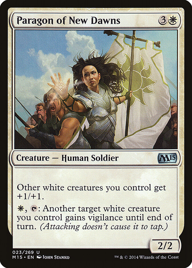 Paradigma das Novas Auroras / Paragon of New Dawns - Magic: The Gathering - MoxLand