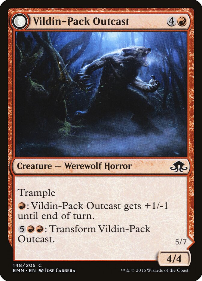 Pária da Alcateia Vildin / Vildin-Pack Outcast - Magic: The Gathering - MoxLand
