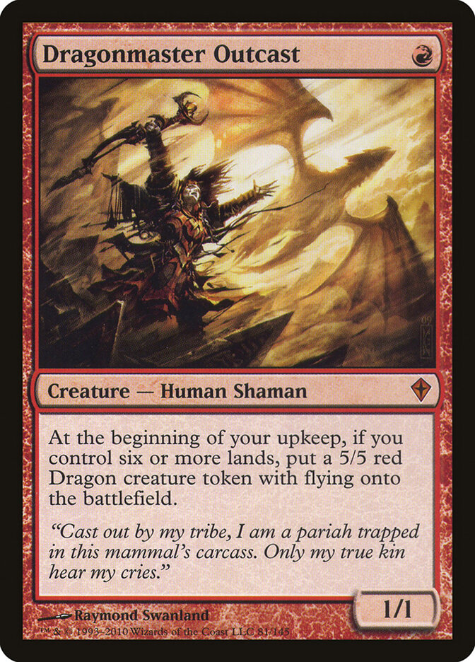 Pária Mestre de Dragões / Dragonmaster Outcast - Magic: The Gathering - MoxLand
