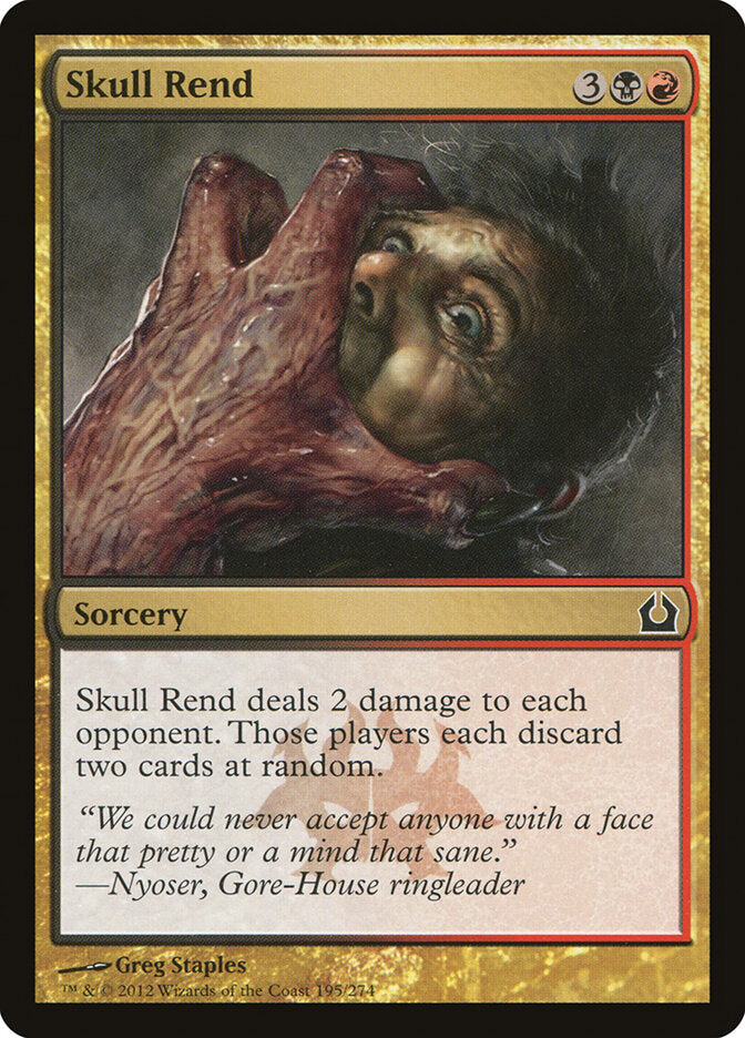 Partir Crânios / Skull Rend