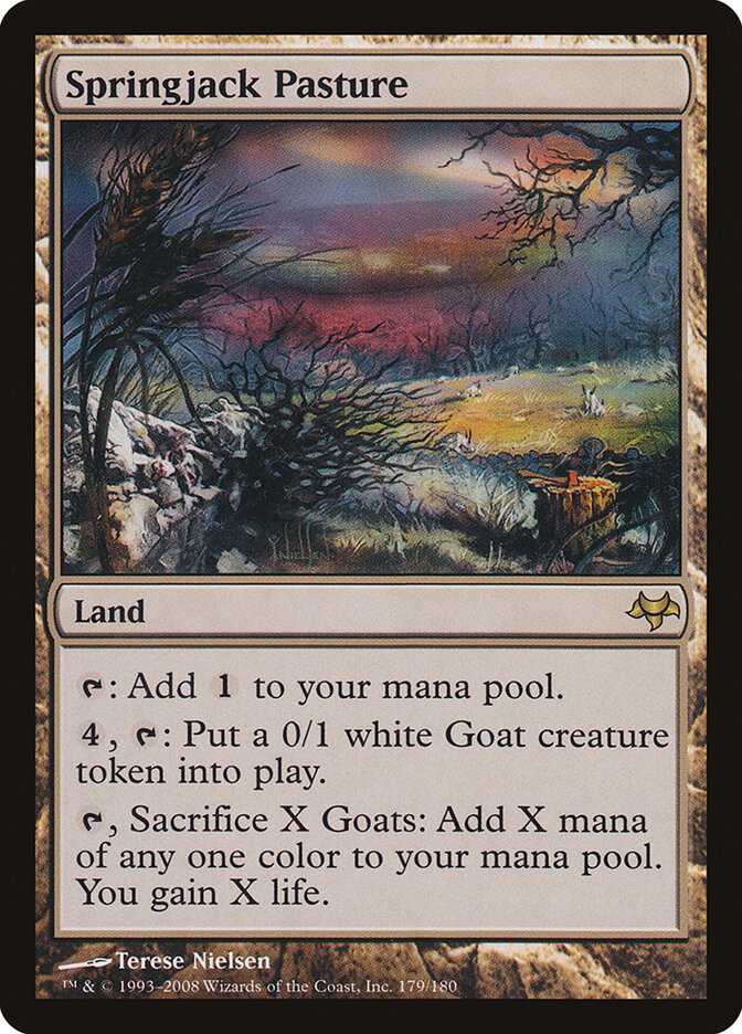 Pasto de Carnelho / Springjack Pasture - Magic: The Gathering - MoxLand