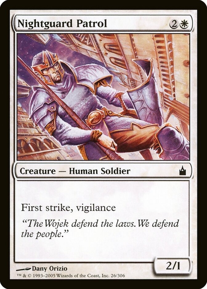 Patrulha Noturna / Nightguard Patrol - Magic: The Gathering - MoxLand