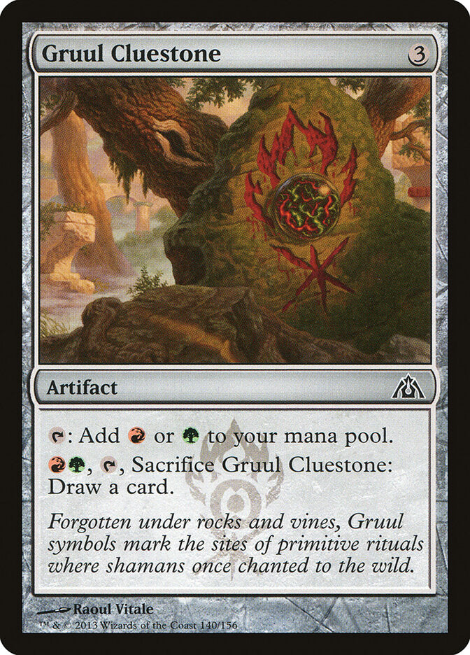 Pedra dos Indícios Gruul / Gruul Cluestone - Magic: The Gathering - MoxLand