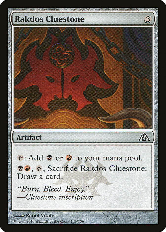 Pedra dos Indícios Rakdos / Rakdos Cluestone - Magic: The Gathering - MoxLand