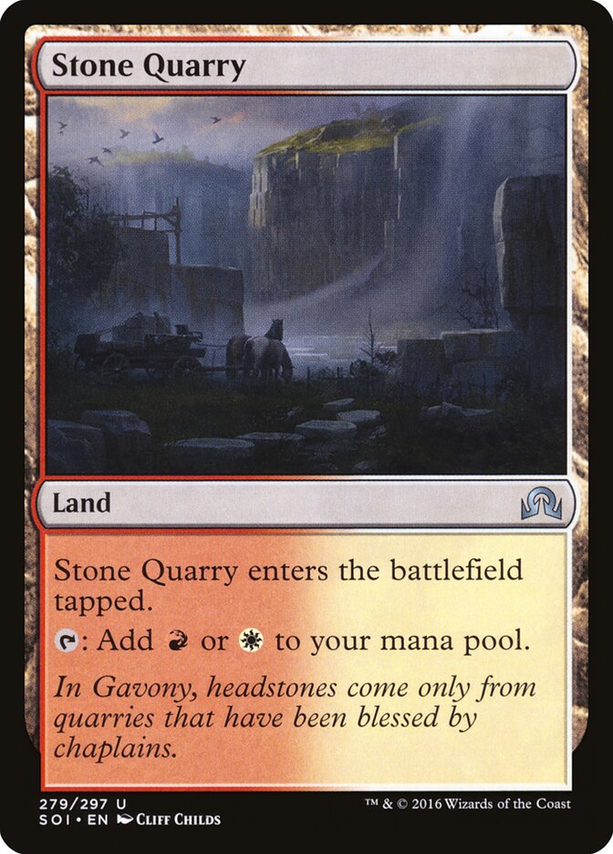 Pedreira / Stone Quarry - Magic: The Gathering - MoxLand