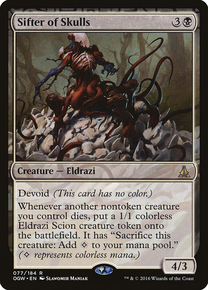 Peneirador de Crânios / Sifter of Skulls - Magic: The Gathering - MoxLand