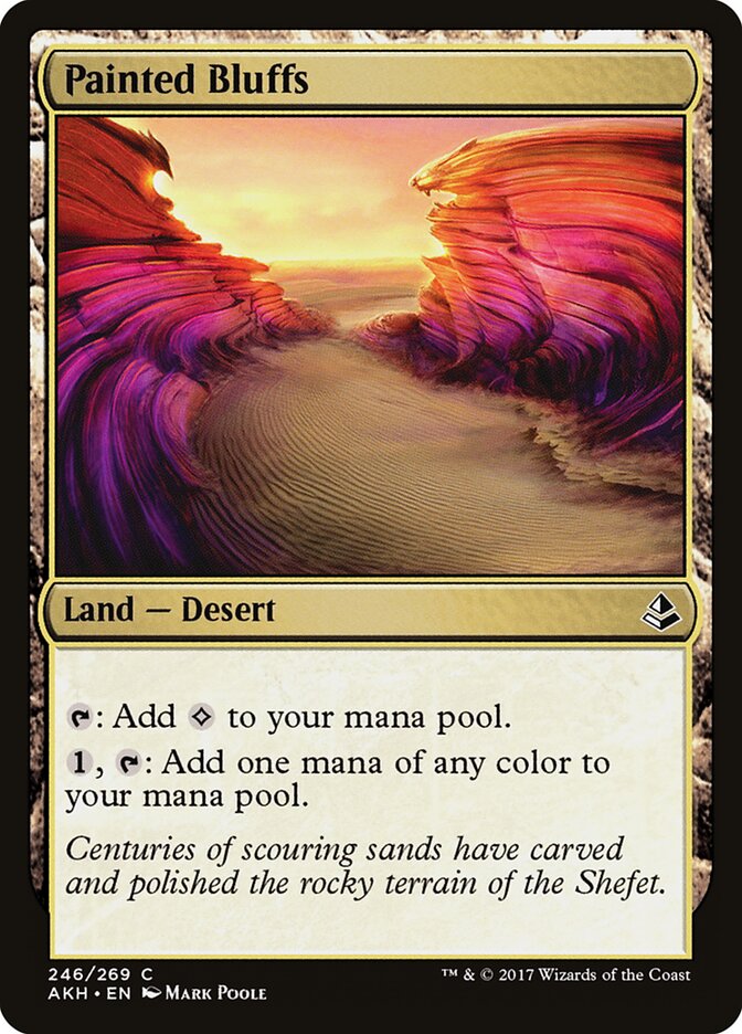 Penhascos Pintados / Painted Bluffs - Magic: The Gathering - MoxLand