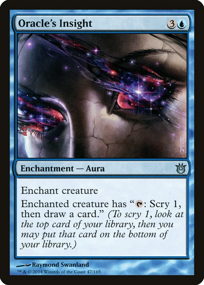 Percepção do Oráculo / Oracle's Insight - Magic: The Gathering - MoxLand