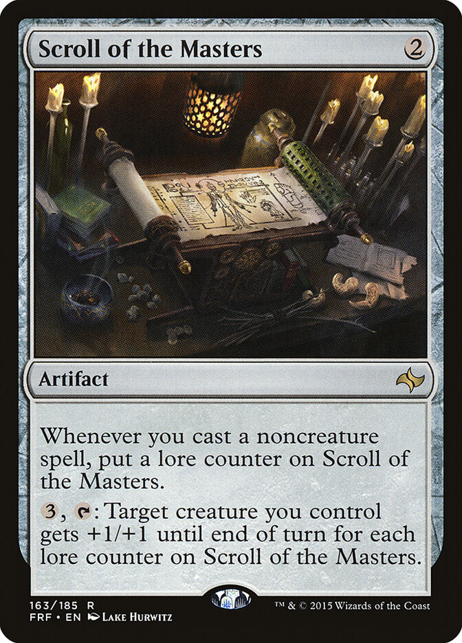 Pergaminho dos Mestres / Scroll of the Masters - Magic: The Gathering - MoxLand