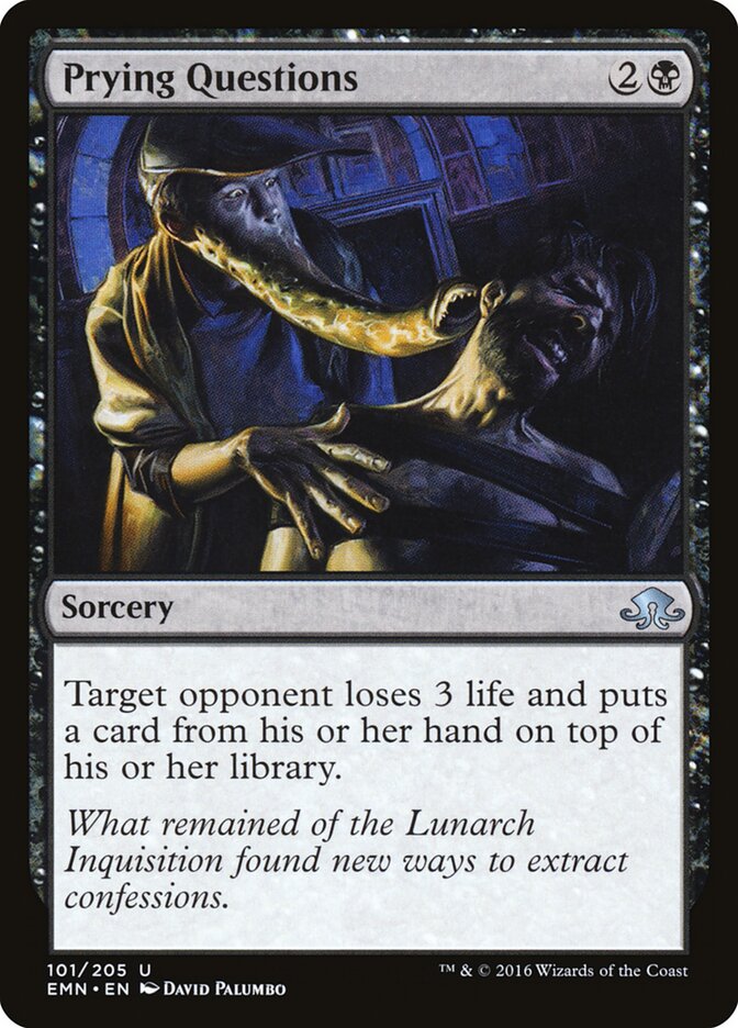 Perguntas Indiscretas / Prying Questions - Magic: The Gathering - MoxLand