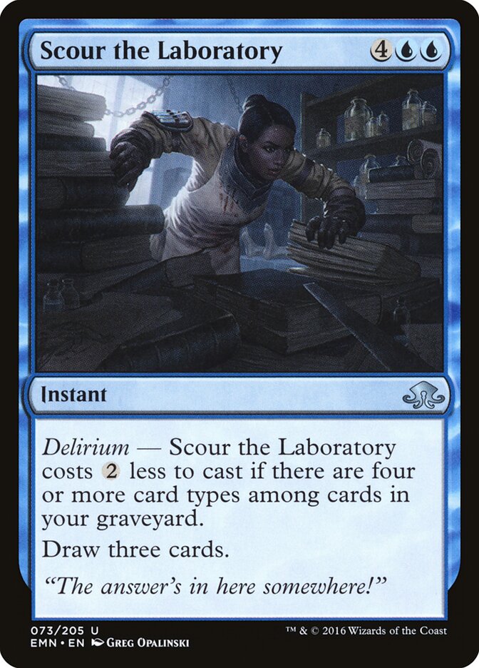 Perscrutar o Laboratório / Scour the Laboratory - Magic: The Gathering - MoxLand