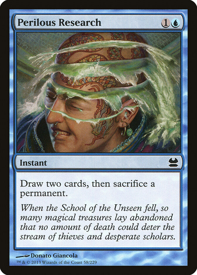 Pesquisa Arriscada / Perilous Research - Magic: The Gathering - MoxLand