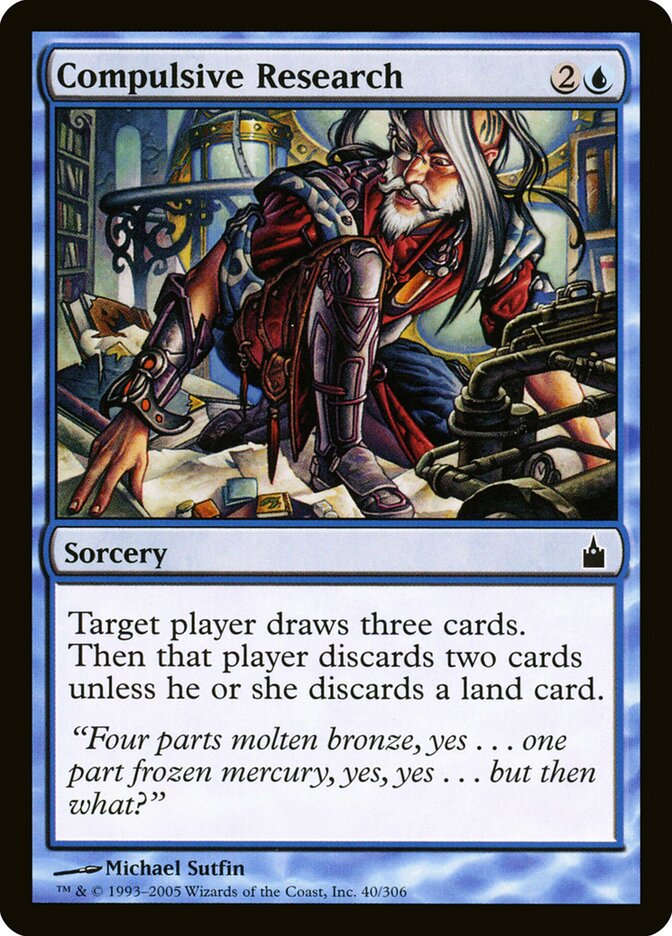 Pesquisa Compulsiva / Compulsive Research - Magic: The Gathering - MoxLand