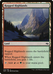 Planalto Acidentado / Rugged Highlands - Magic: The Gathering - MoxLand