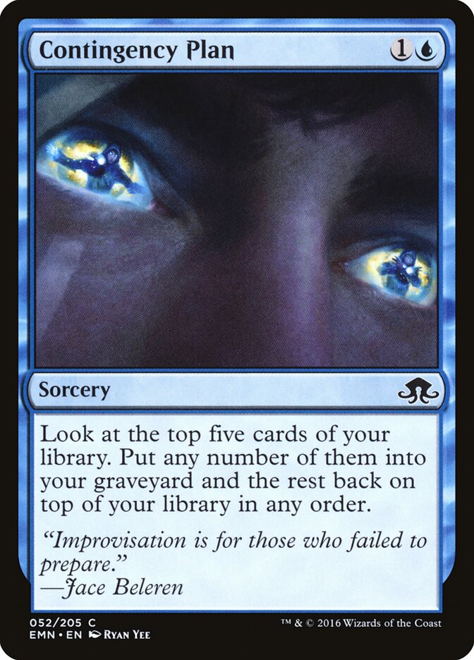 Plano de Contingência / Contingency Plan - Magic: The Gathering - MoxLand