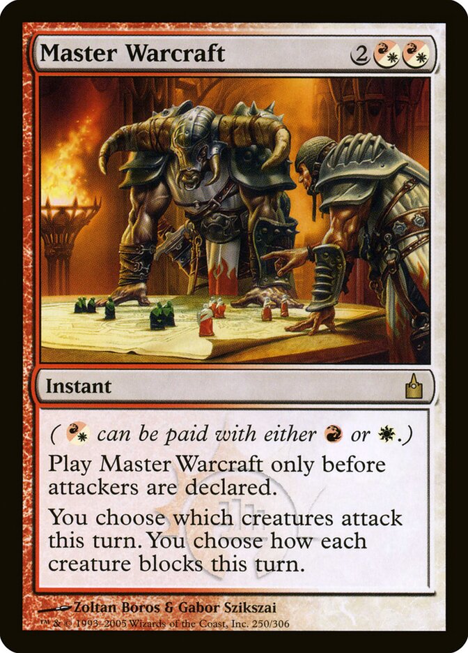 Plano de Guerra Magistral / Master Warcraft - Magic: The Gathering - MoxLand