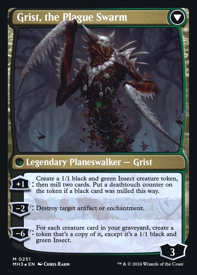 Grist, Larva Voraz / Grist, Voracious Larva - Magic: The Gathering - MoxLand