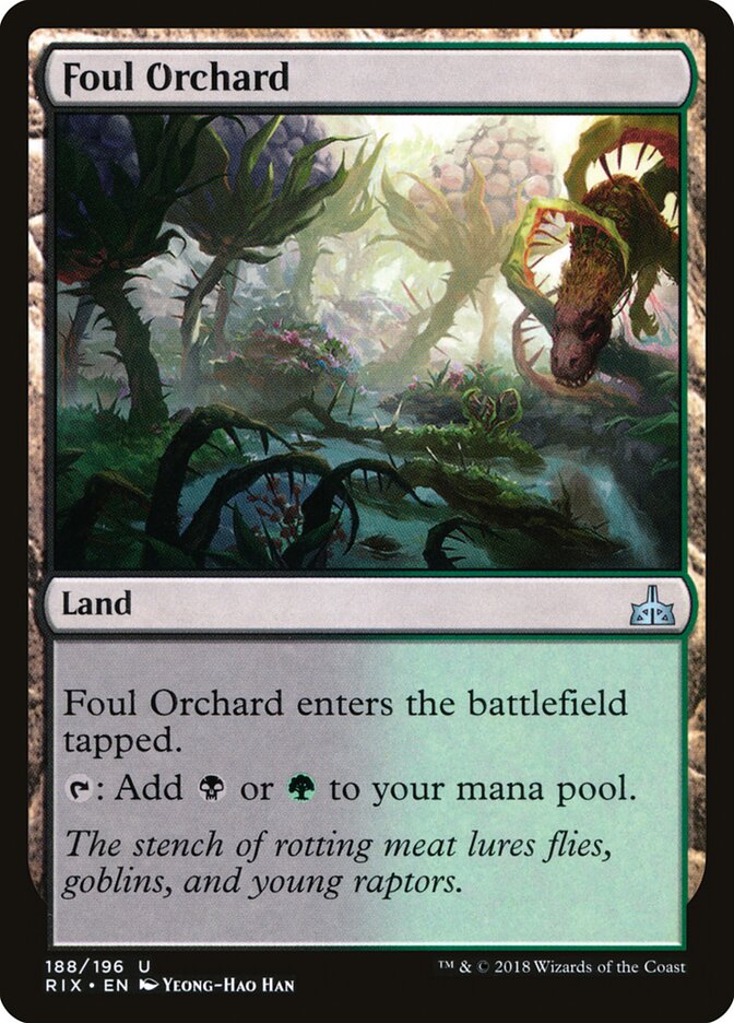 Pomar Hediondo / Foul Orchard - Magic: The Gathering - MoxLand