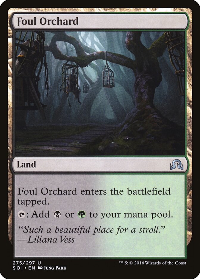 Pomar Hediondo / Foul Orchard - Magic: The Gathering - MoxLand