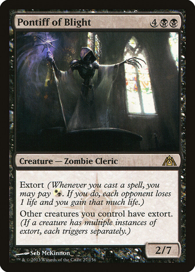 Pontífice do Flagelo / Pontiff of Blight - Magic: The Gathering - MoxLand