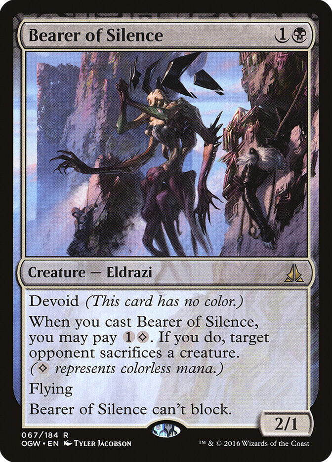 Portador do Silêncio / Bearer of Silence - Magic: The Gathering - MoxLand