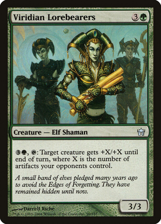 Portadores do Conhecimento Viridianos / Viridian Lorebearers - Magic: The Gathering - MoxLand