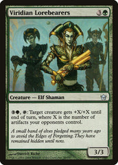 Portadores do Conhecimento Viridianos / Viridian Lorebearers - Magic: The Gathering - MoxLand