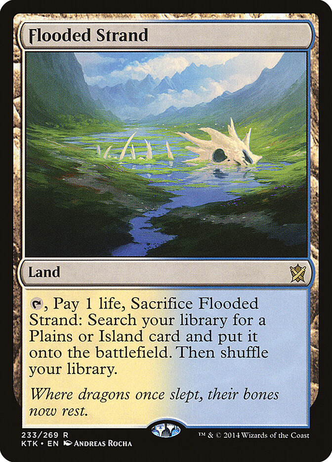 Praia Inundada / Flooded Strand - Magic: The Gathering - MoxLand
