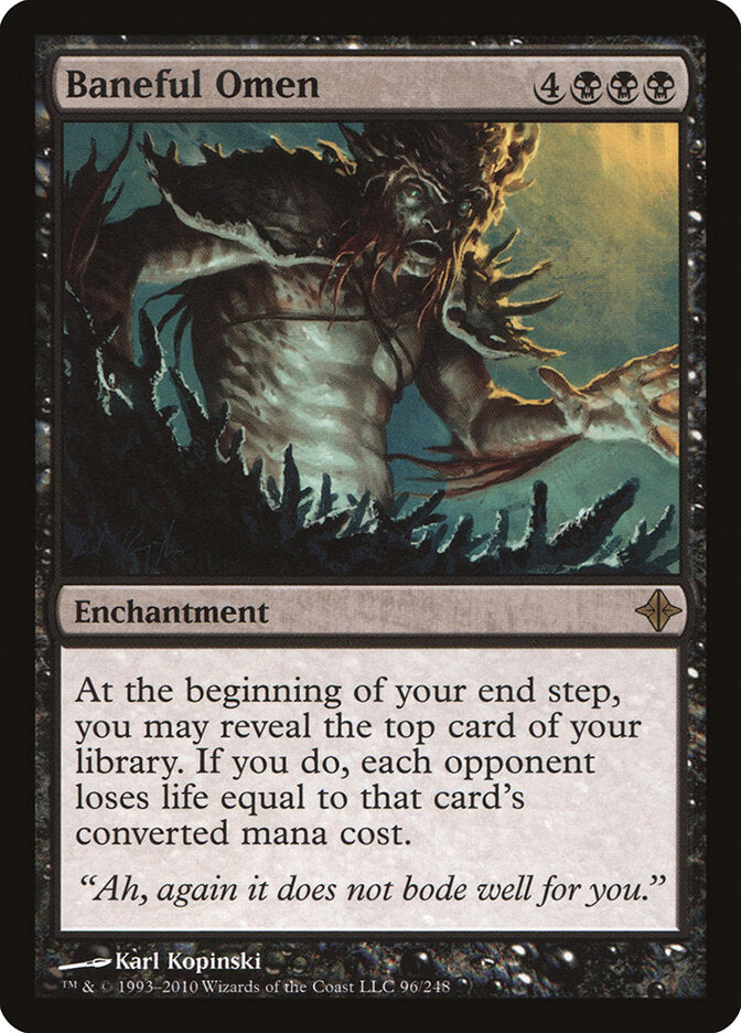 Presságio Nefasto / Baneful Omen - Magic: The Gathering - MoxLand